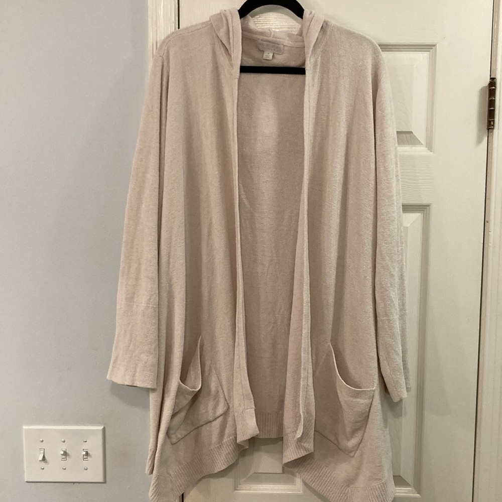 Barefoot Dreams Cozy Chic Ultra Lite Hooded Cardigan